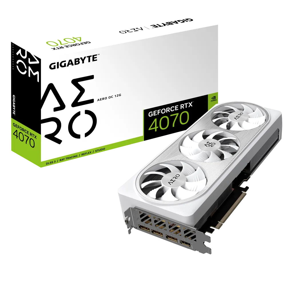 کارت گرافیک GIGABYTE RTX 4070 AERO OC 12G